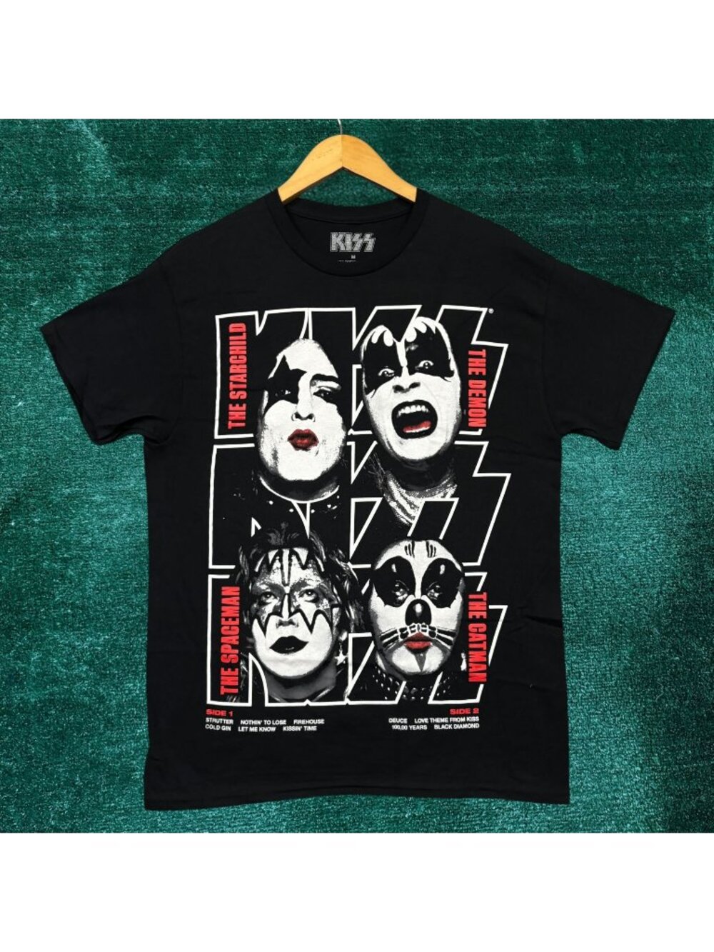 Kiss Dynasty Close Up Heavy Metal Band T-Shirt Size Medium